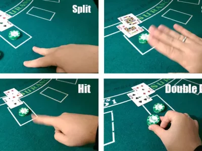 Blackjack Hand Signals