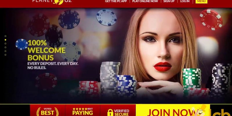 Player logging into Planet 7 Casino account on a laptop, showcasing a secure and user-friendly interface.