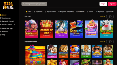 Mega Bonanza Casino Login